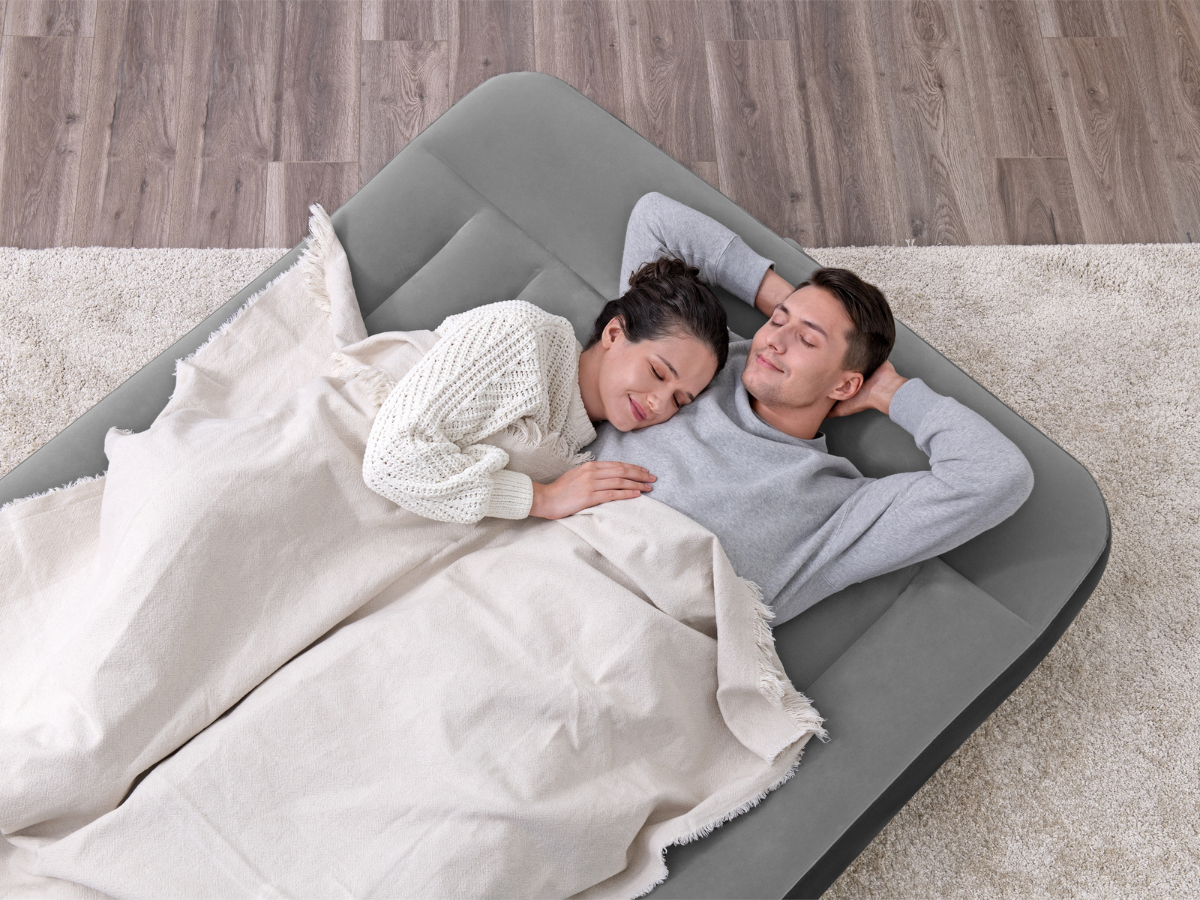 Bestway Tritech luchtbed - 2-persoons (137cm) - Met ingebouwde pomp