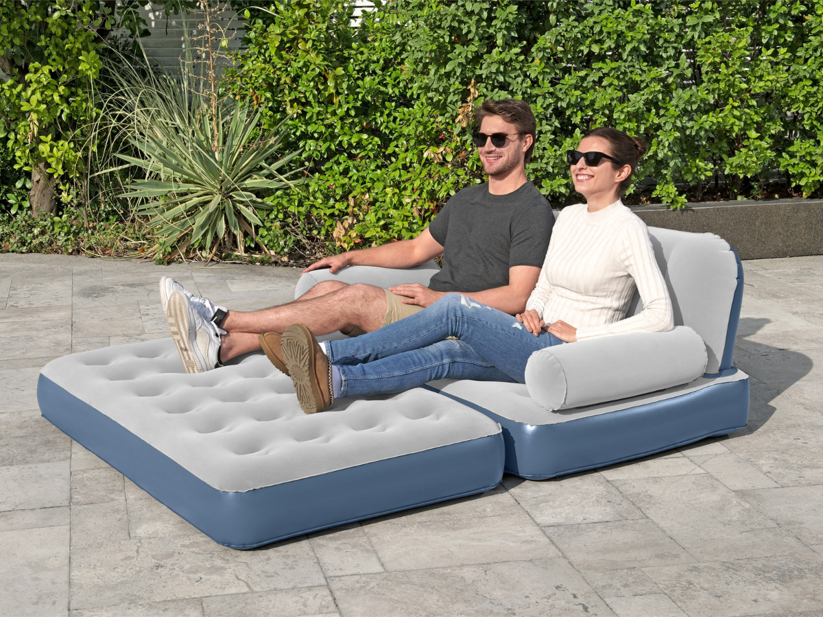 Bestway 3-in-1 Opblaasbare Bank met ingebouwde pomp