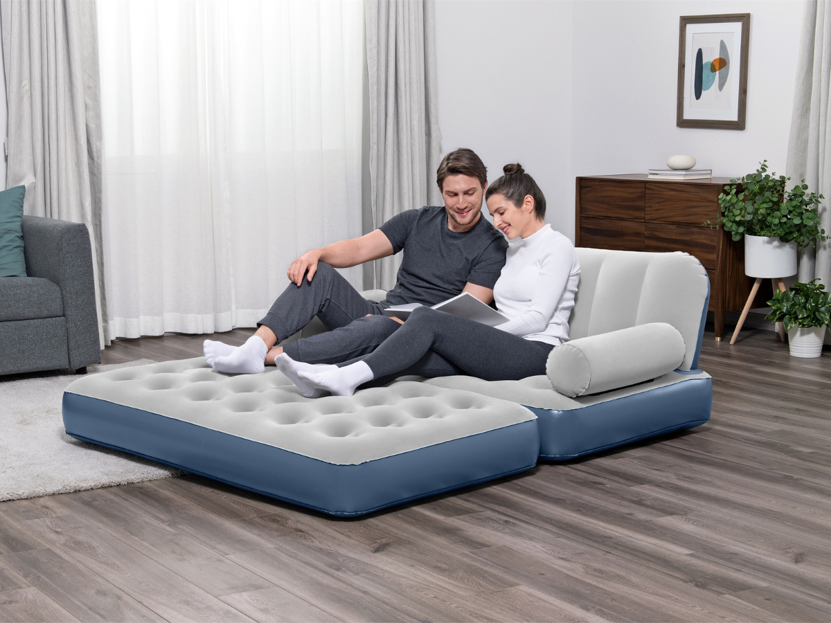 Bestway 3-in-1 Opblaasbare Bank met ingebouwde pomp