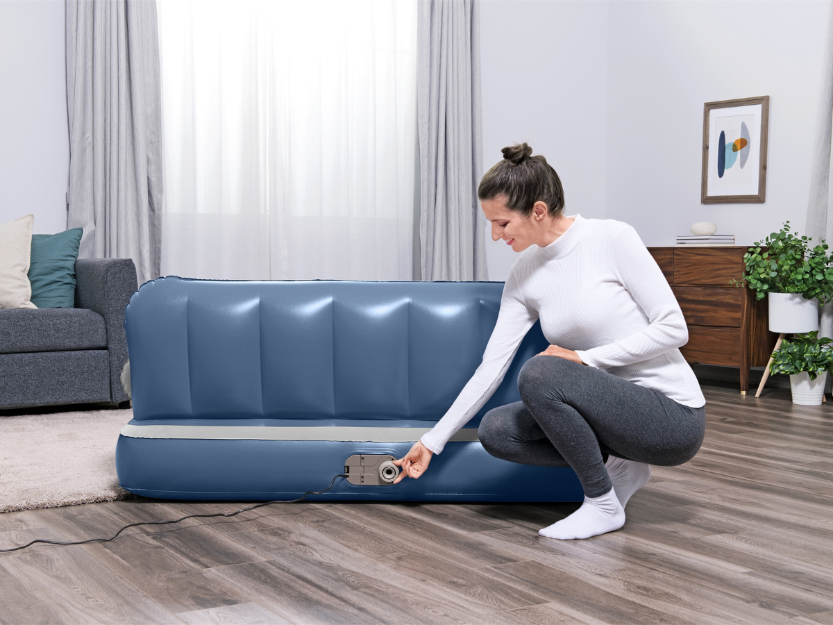 Bestway 3-in-1 Opblaasbare Bank met ingebouwde pomp