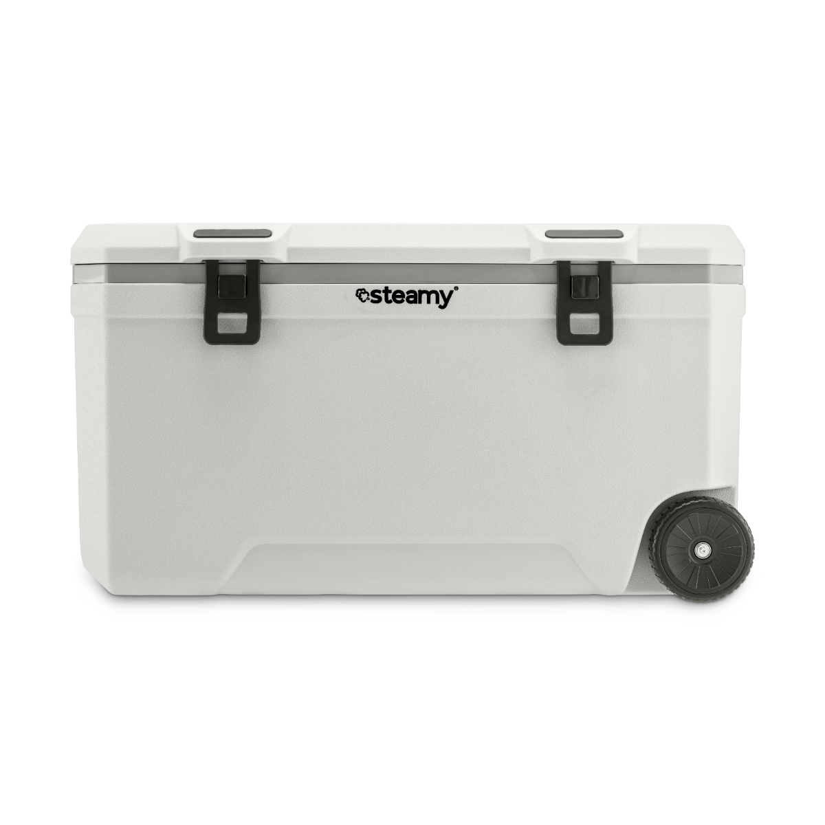 Steamy Marine 120 passieve koelbox op wielen - 120 liter - Wit