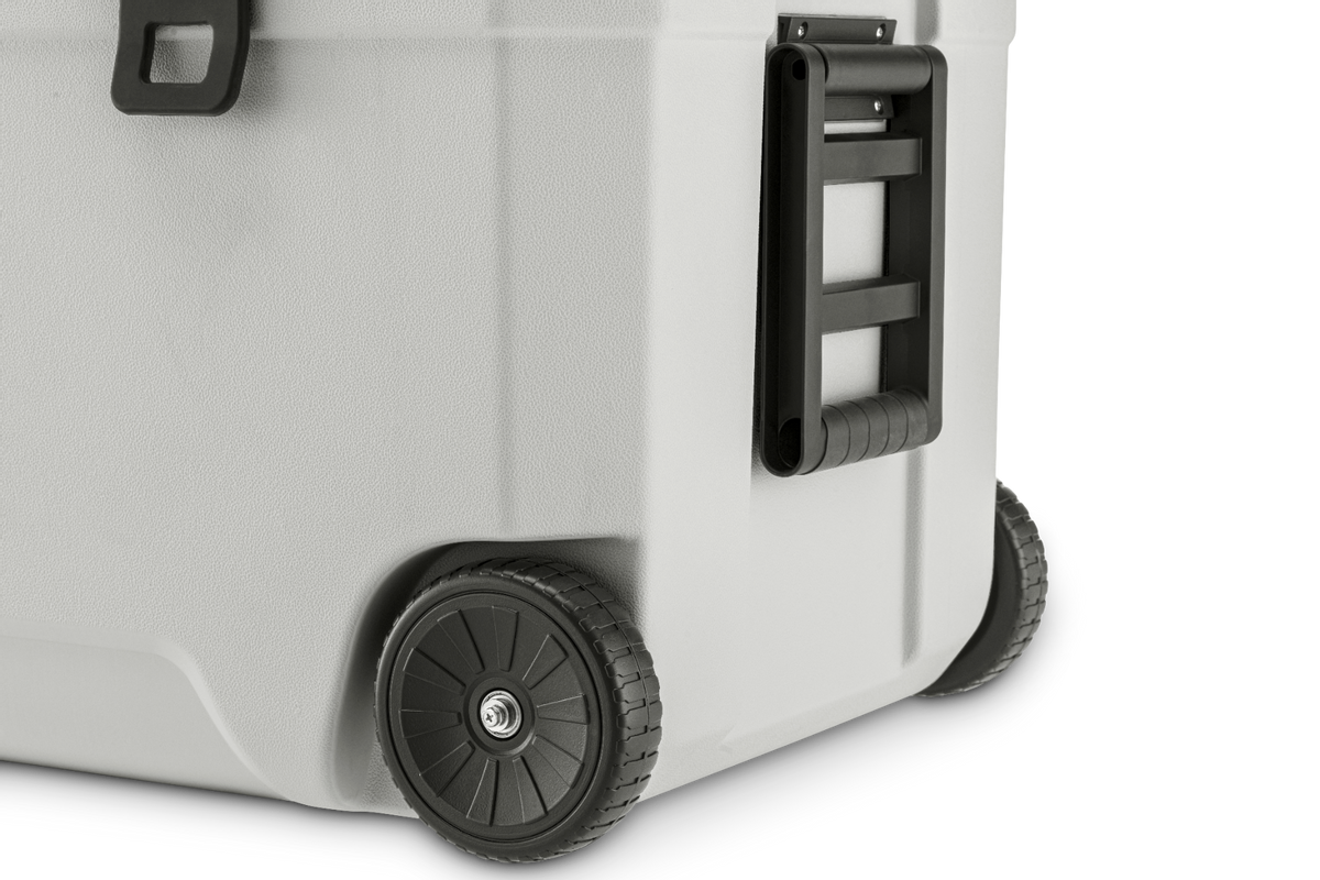 Steamy Marine 120 passieve koelbox op wielen - 120 liter - Wit