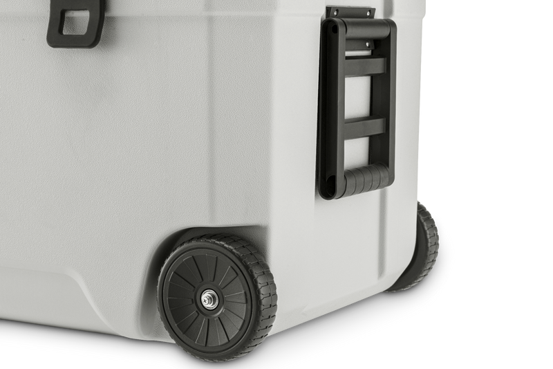 Steamy Marine 120 passieve koelbox op wielen - 120 liter - Wit