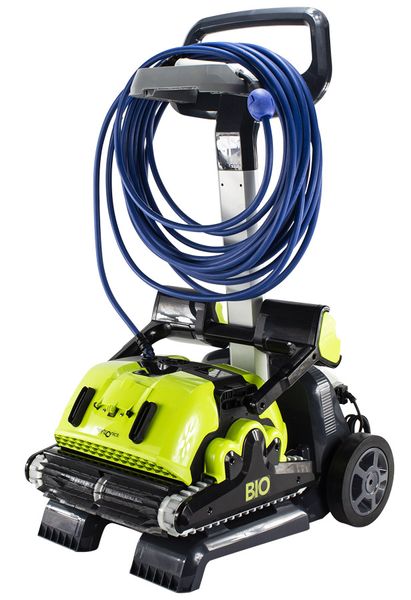 Dolphin Bio stofzuiger voor zwemvijver caddy.