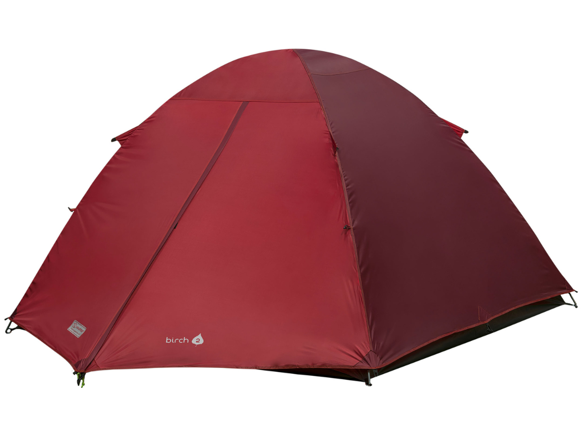 Highlander Birch 2 koepeltent - 2 persoons - Rood