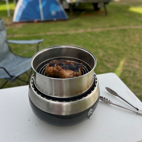 BBQ2GO Set voor slow cooking - Uitbreiding Ring & Rack