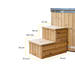 trapje Houtgestookte hottub Extern - 2 personen - Grijs

