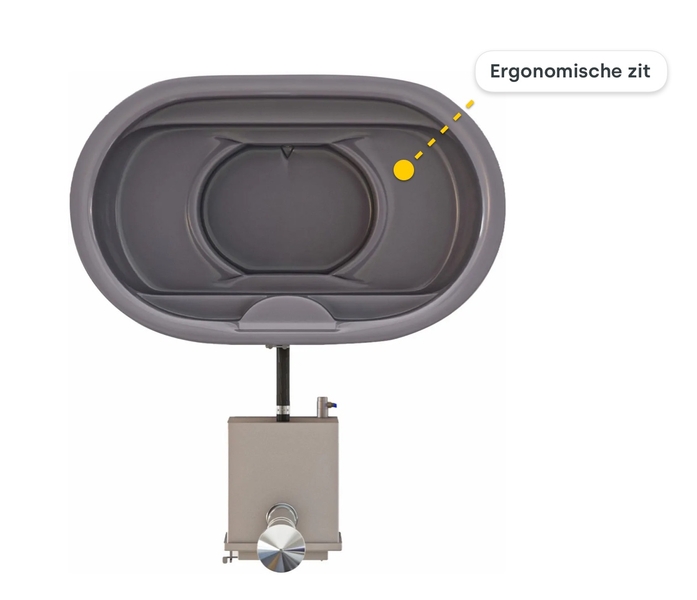 Houtgestookte hottub Extern - 2 personen - Grijs
