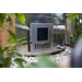 Houtgestookte hottub Intern - rond - 3-4 personen - Wit