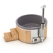 Houtgestookte hottub Intern - 3-4 personen - Grijs