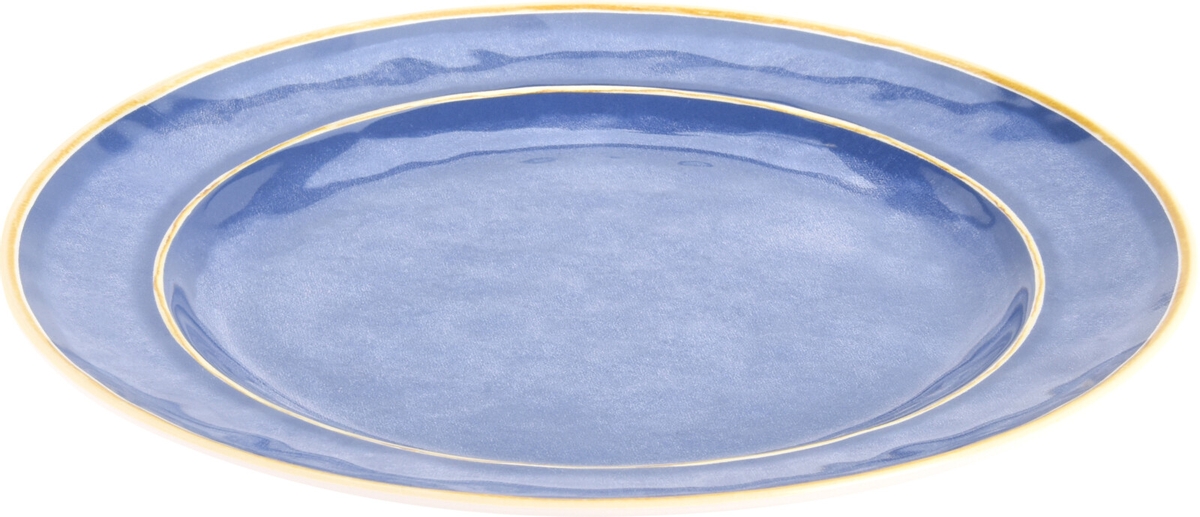 Redcliffs melamine serviesset - 12-delig - Blauw  - bord