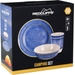 Redcliffs melamine serviesset - 12-delig - Blauw  - verpakking
