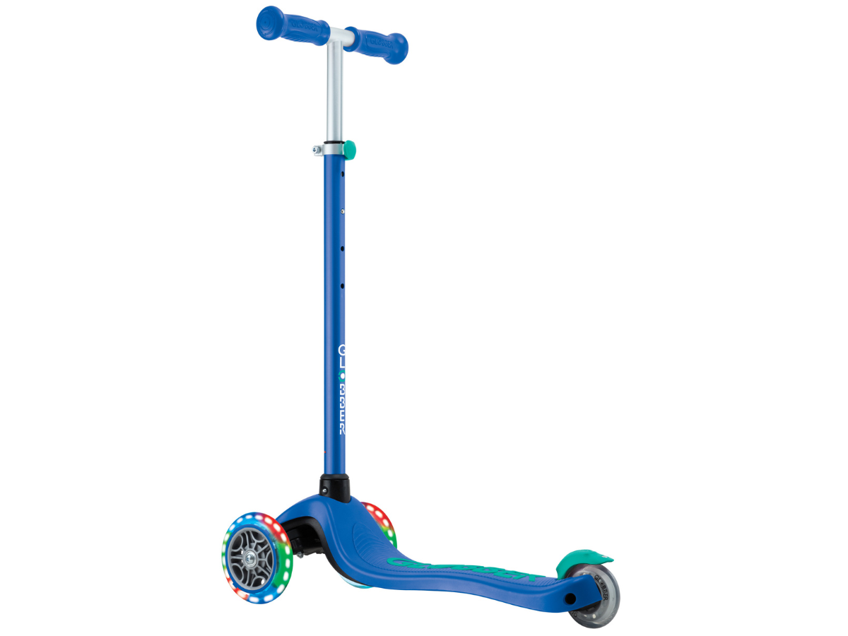 Globber Primo Plus Lights step - Blauw