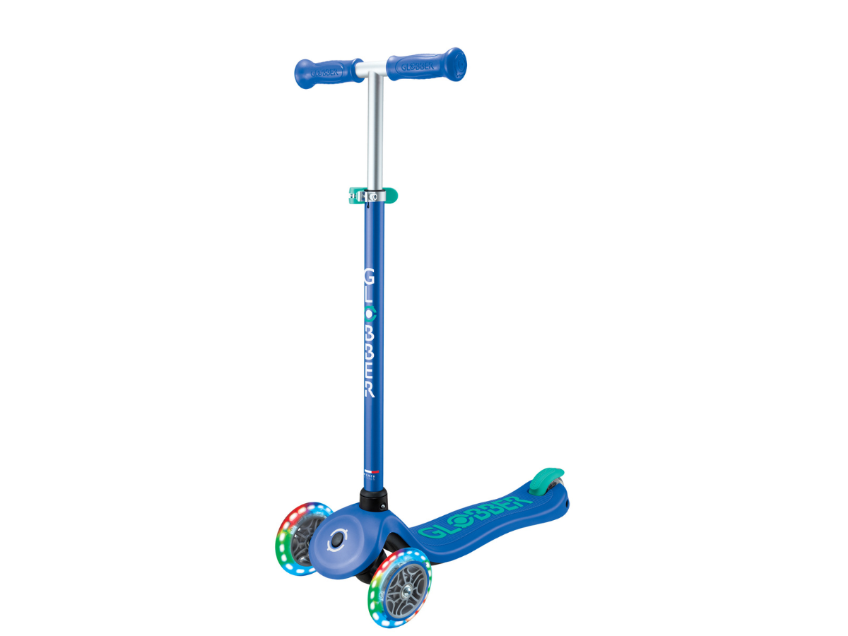 Globber Primo Plus Lights step - Blauw