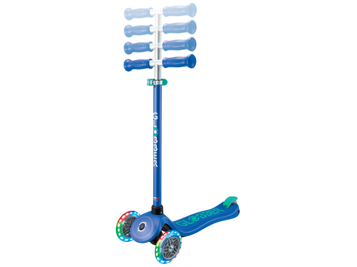 Globber Primo Plus Lights step - Blauw