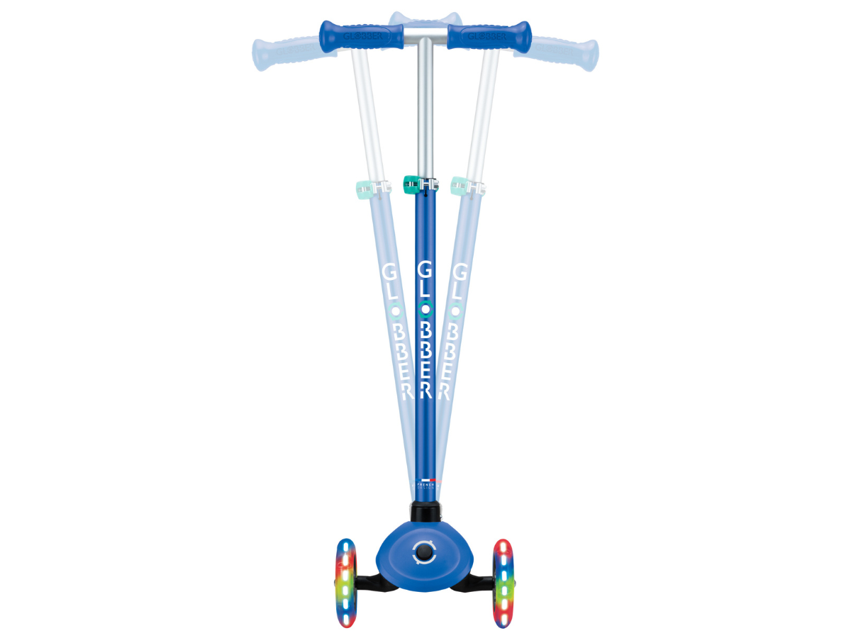 Globber Primo Plus Lights step - Blauw