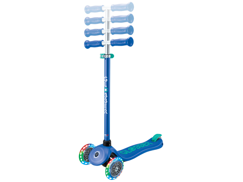 Globber Primo Plus Lights step - Blauw