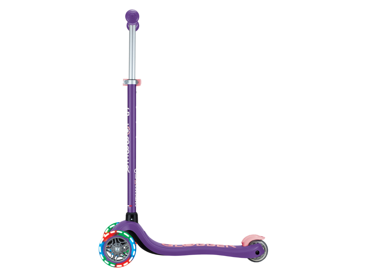 Globber Primo Plus Lights step - Paars