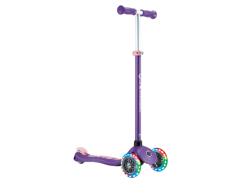 Globber Primo Plus Lights step - Paars