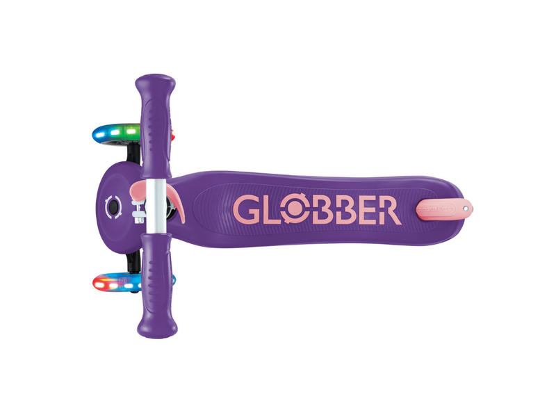 Globber Primo Plus Lights step - Paars