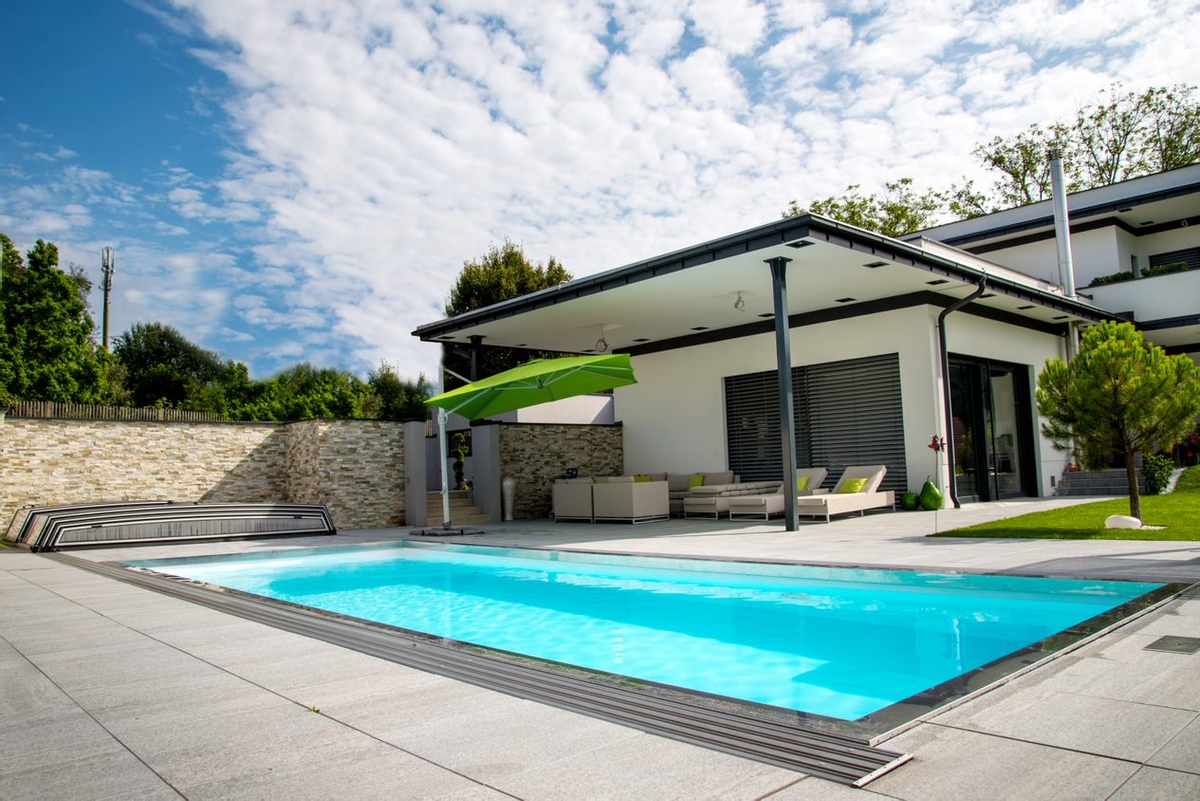 Polypropyleen zwembad met hoektrap - 5,00 x 3,00 x 1,50 m