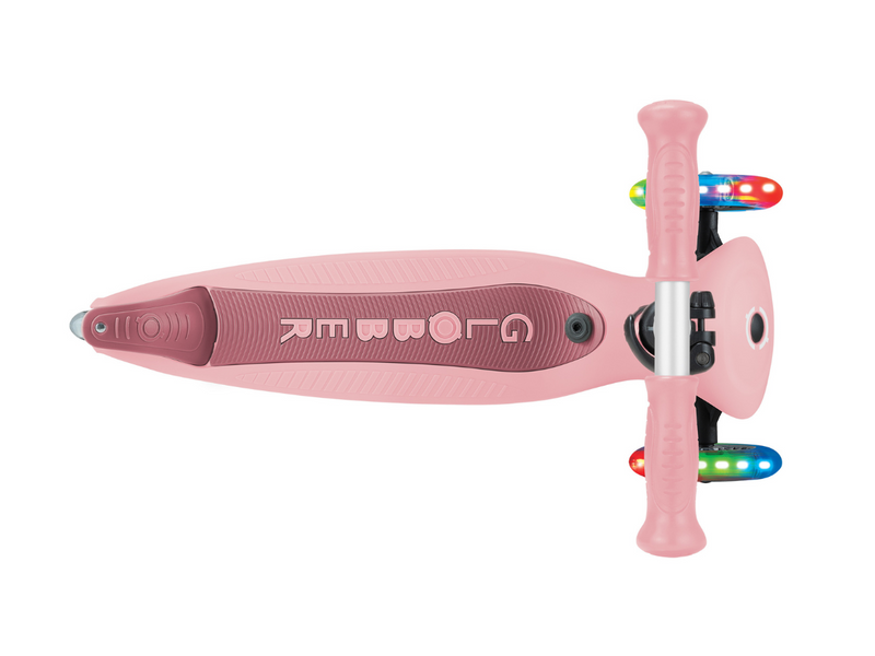 Globber Go Up Active Lights step - Pastel roze