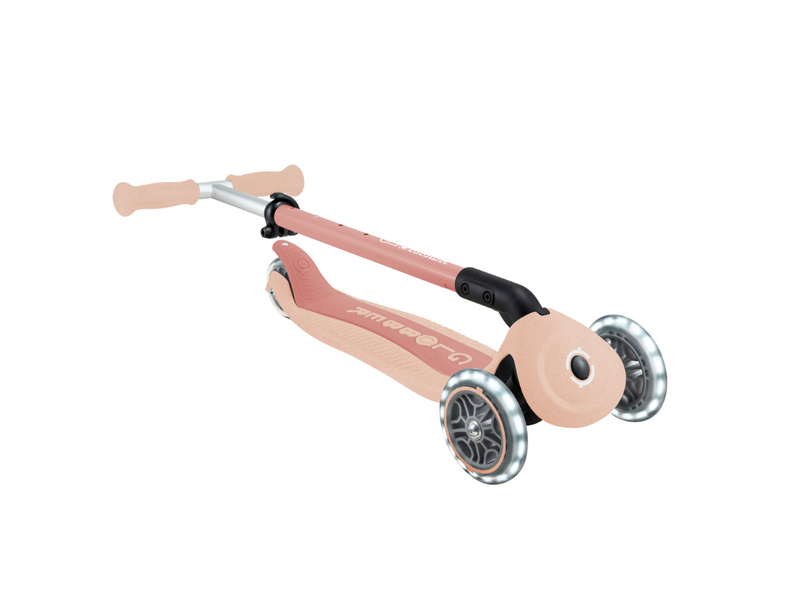 Globber Go Up Active Lights Eco step - Peach