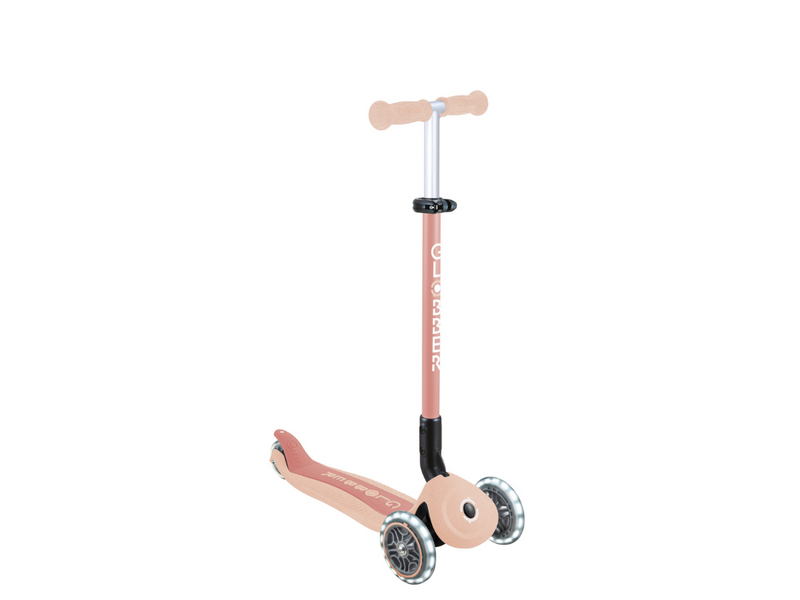 Globber Go Up Active Lights Eco step - Peach
