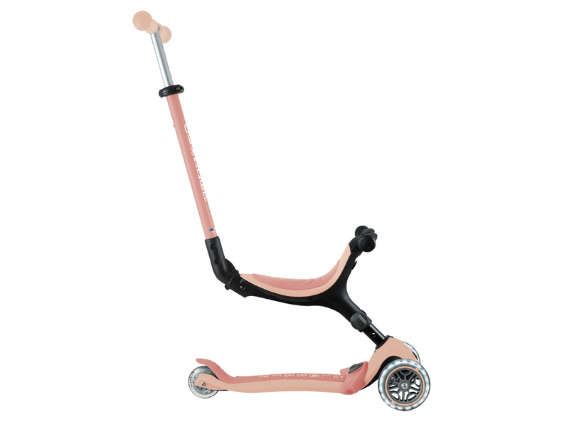 Globber Go Up Active Lights Eco step - Peach