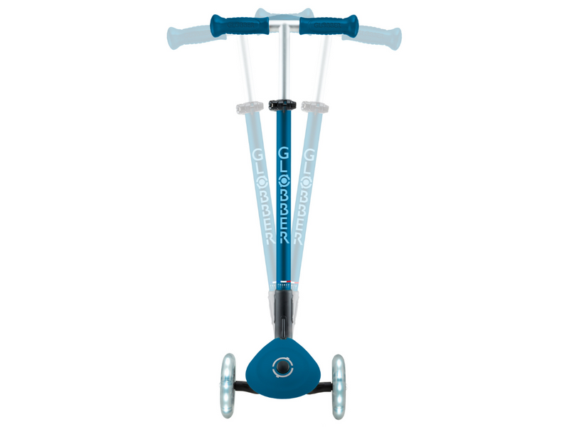 Globber Primo Foldable Plus Lights step - Blauw