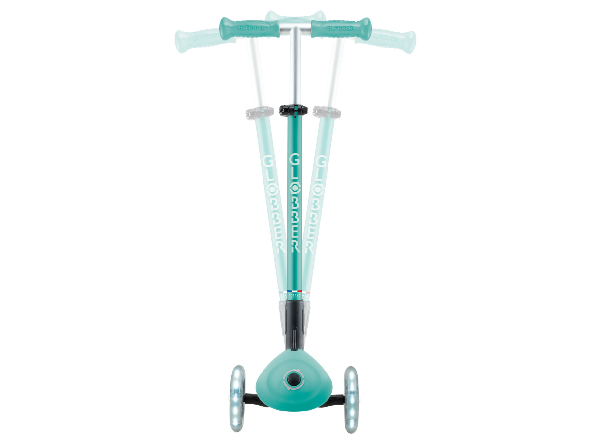 Globber Primo Foldable Plus Lights step - Mint