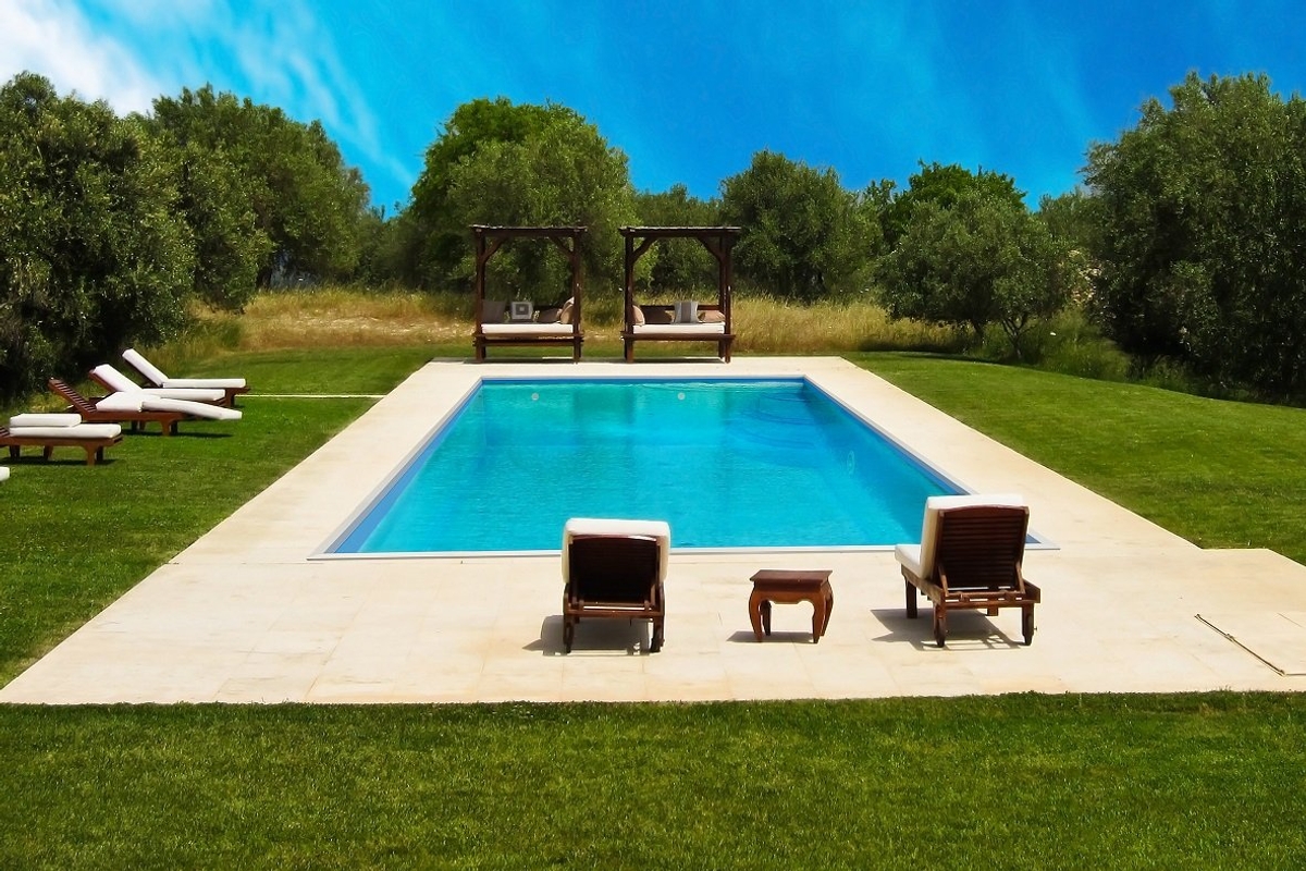 Polypropyleen zwembad met hoektrap - 6,00 x 3,00 x 1,50 m