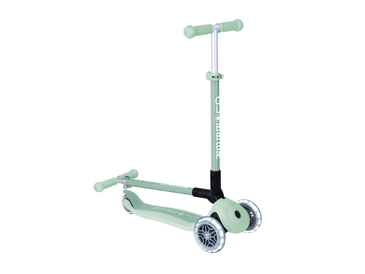 Globber Primo Foldable Lights Eco step - Pistache