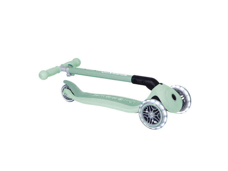 Globber Primo Foldable Lights Eco step - Pistache