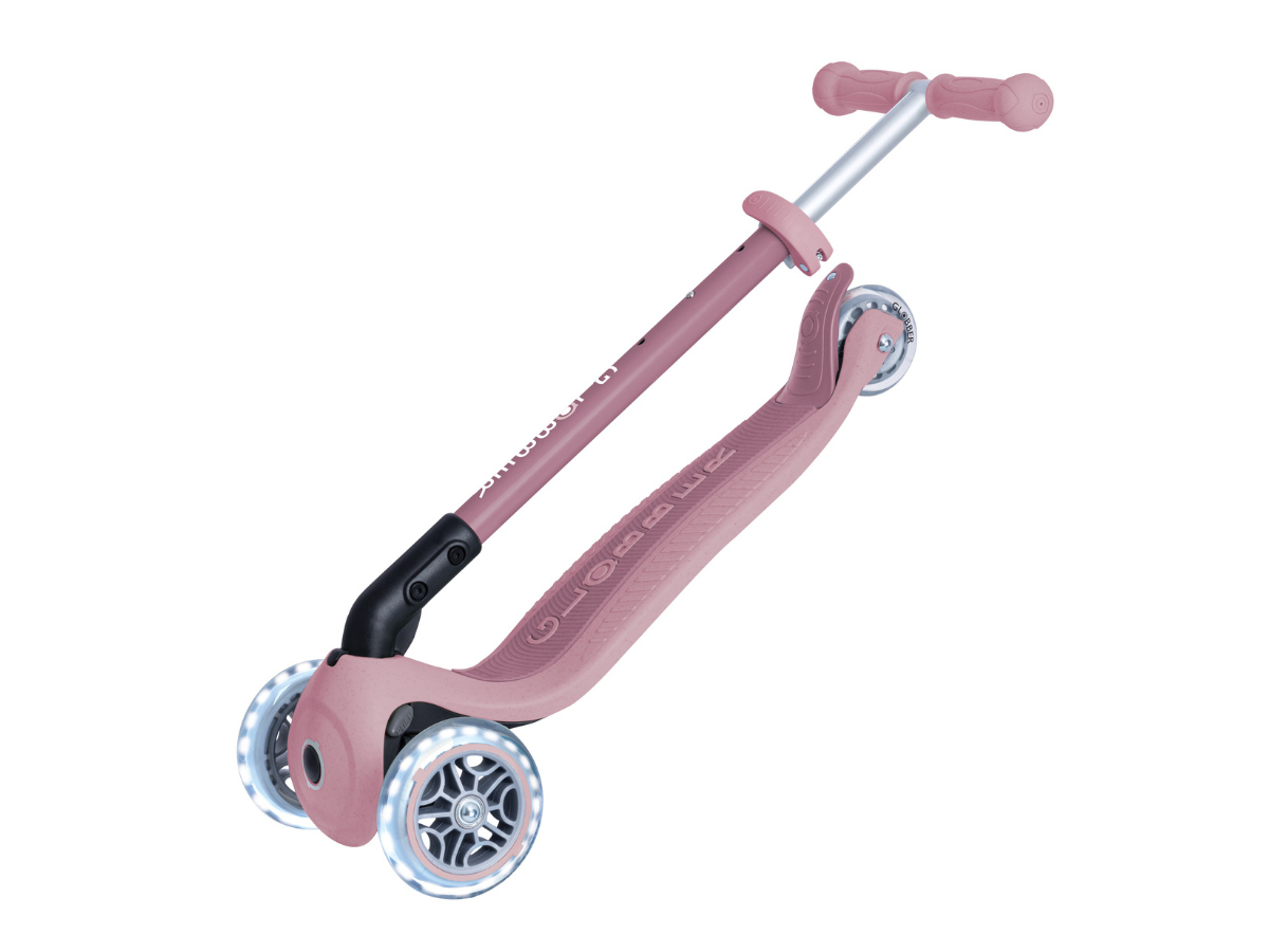 Globber Primo Foldable Lights Eco step - Berry