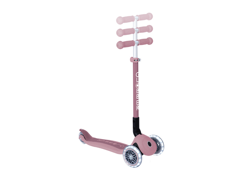 Globber Primo Foldable Lights Eco step - Berry