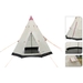 Redcliffs tipi tent - Creme