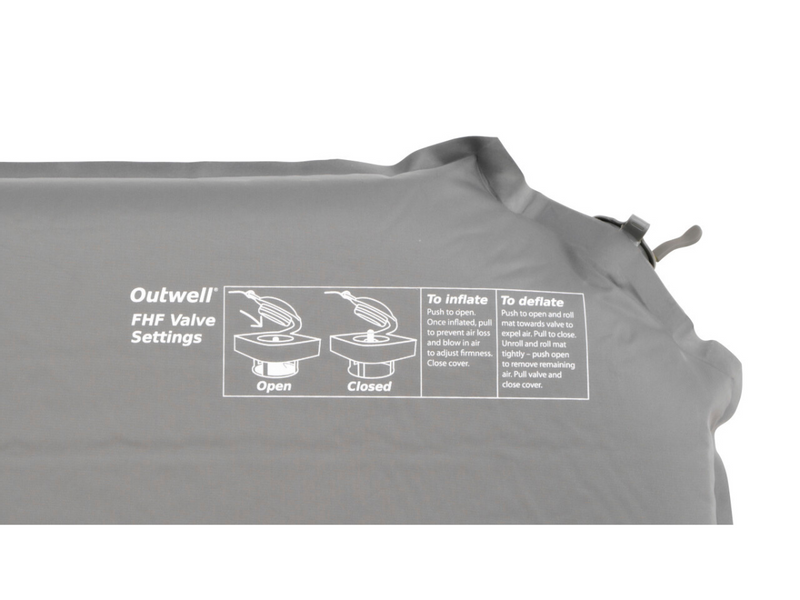 Outwell Sleepin Duo 10.0 zelfopblaasbare slaapmat - Zwart
