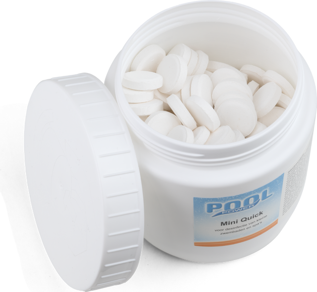 Pool Power mini quick chloortabletten 2,7 grams 0,5kg
