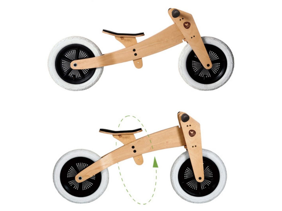 Wishbone Original 2 in 1 houten loopfiets