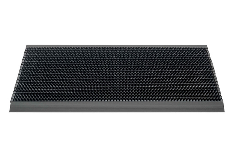 Hamat Outline deurmat buiten - Pure black - 60 x 90 cm