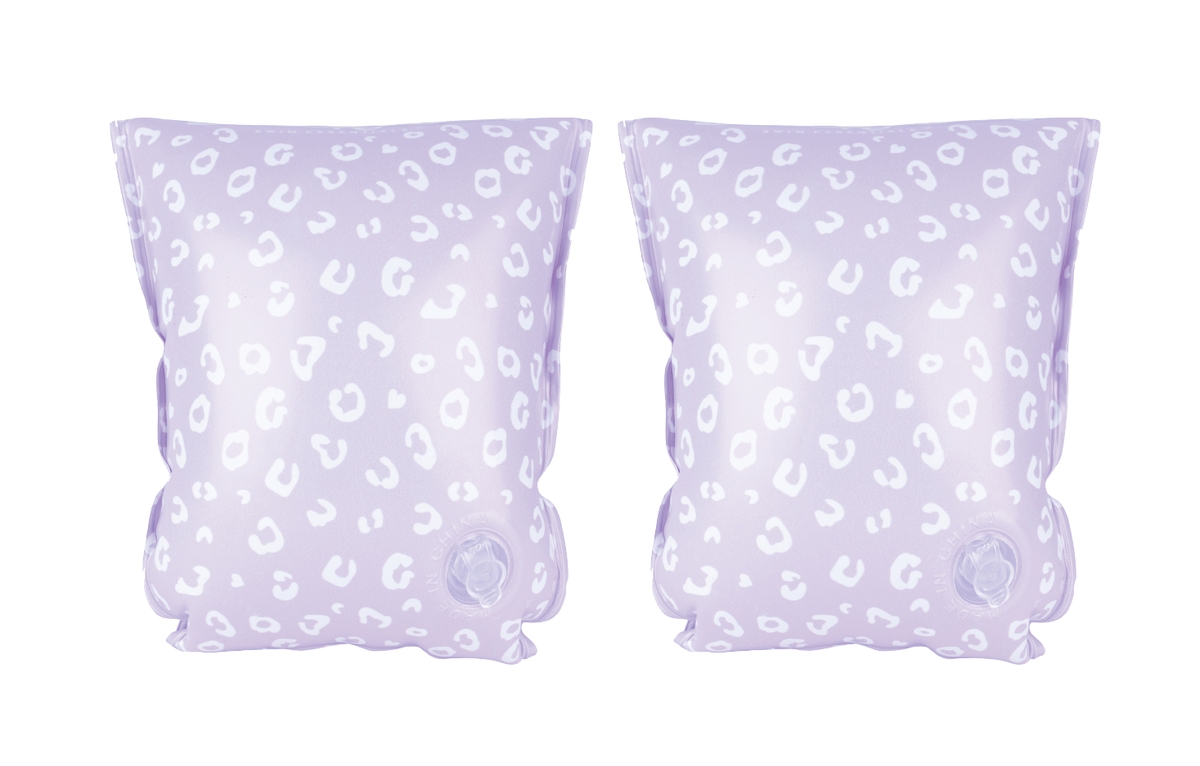 Swim Essentials Lila Leopard zwemarmband - 2-6 jaar