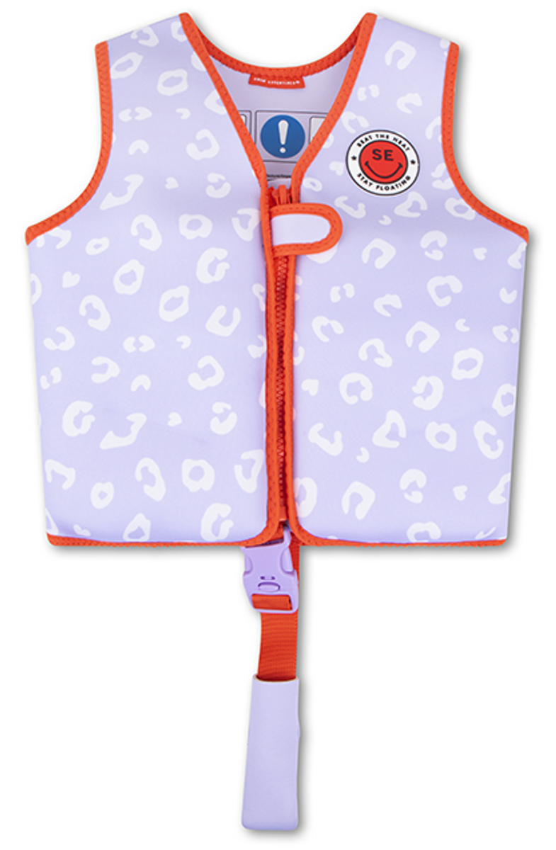 Lila Leopard zwemvest