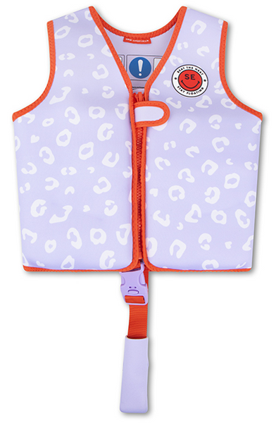 Lila Leopard zwemvest