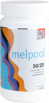 Melpool kleine chloortabletten 20 grams 1 kg