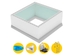 High Density Polystyreen Plunge Pool zelfbouwpakket - 2,00 x 2,00 x 1,20 m