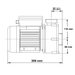 LX WTC 50M Spa Circulatiepomp 0,33 PK