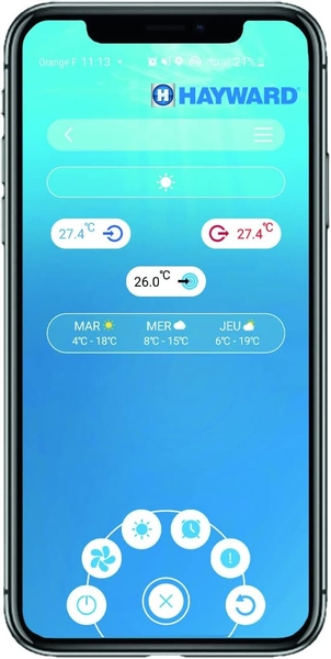 Hayward Mini zwembad warmtepomp - 2,5 kW