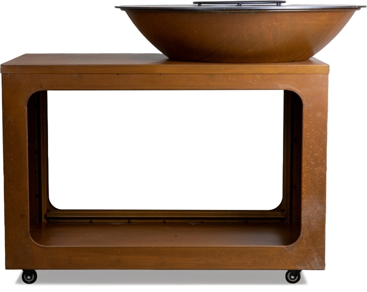 BASTE Island 80 vuurschaal bbq - Cortenstaal