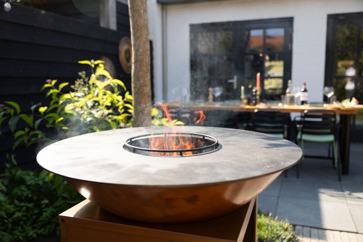 BASTE Stand 80 vuurschaal bbq - Cortenstaal